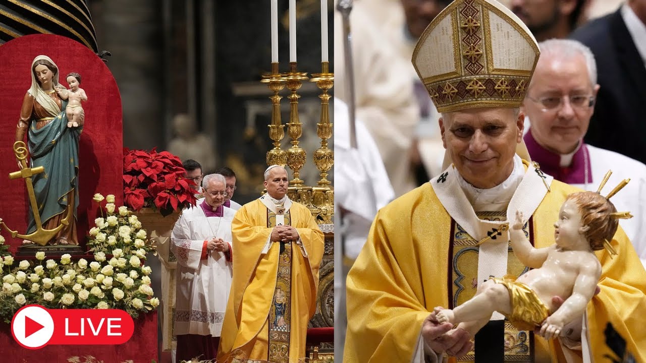 Christmas 2025 LIVE: Pope Leo Leads Christmas Eve Mass at St. Peter&rsquo;s Basilica In First As Pontiff