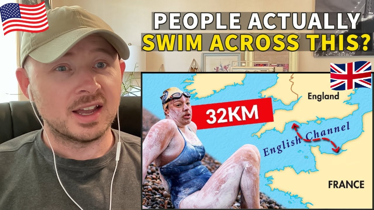American Reacts to Most Dangerous Swim In The World - English Channel