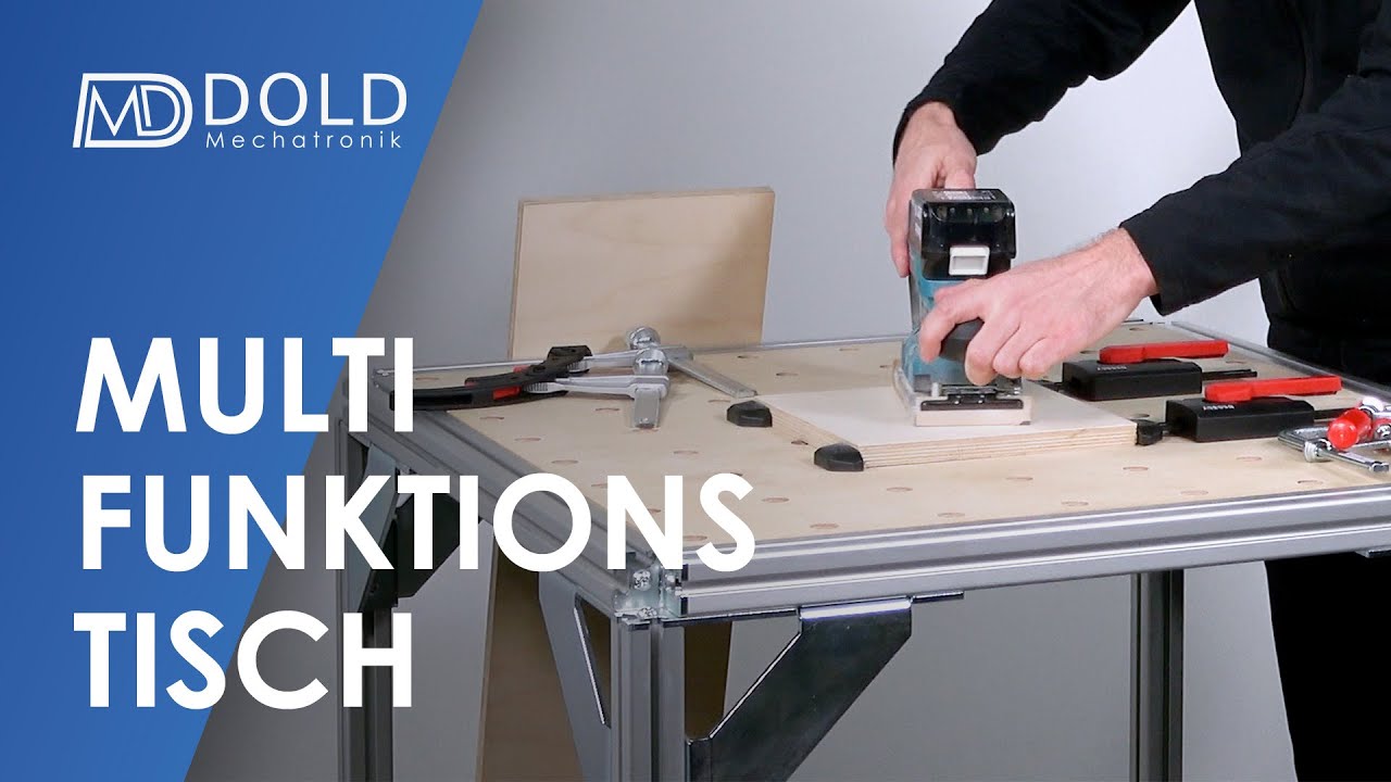 Multifunktionstisch f&uuml;r die Holzwerkstatt: Stabiler Aufbau, clevere Features!