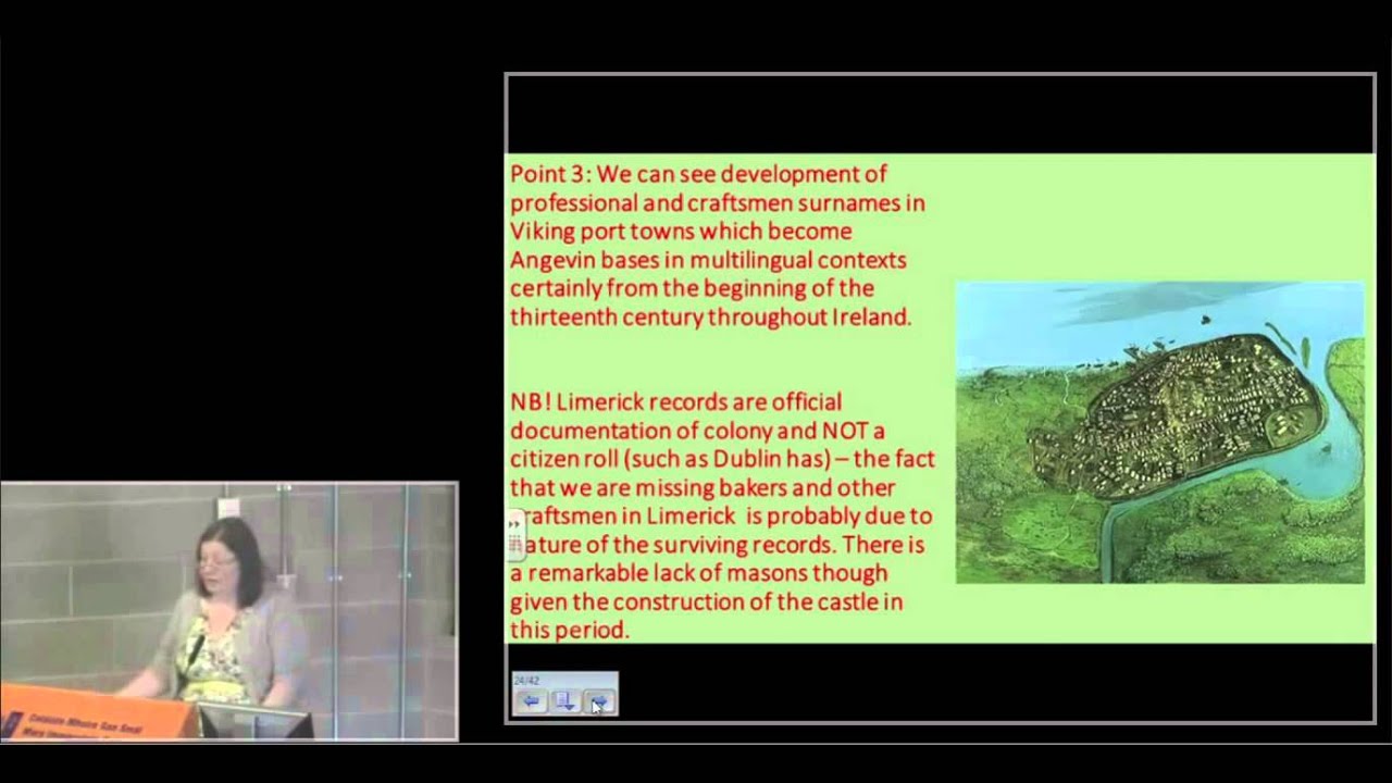 Cathy Swift - The multilingual origins of medieval Irish surnames