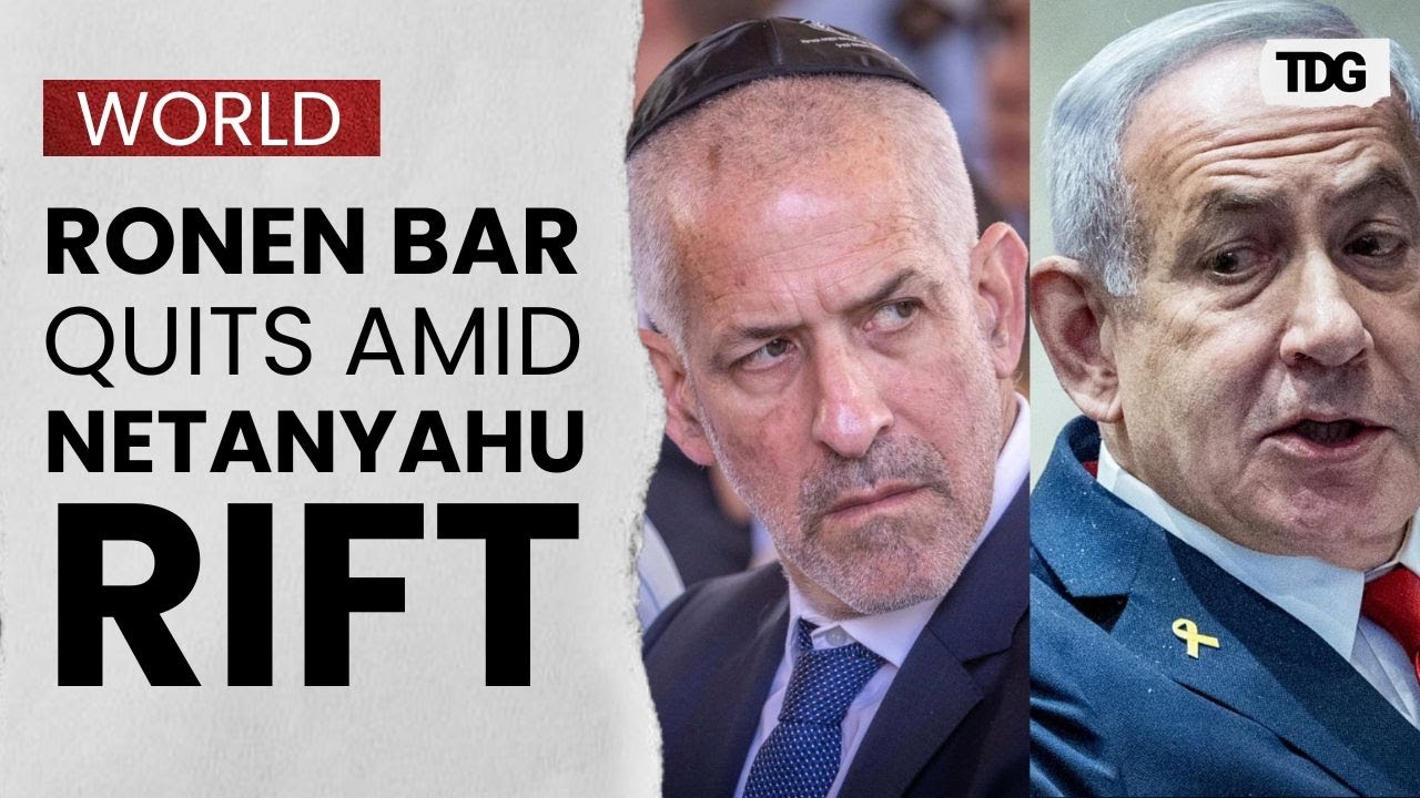 Israel&rsquo;s Shin Bet Bet Chief Ronen Bar Resigns After Rift With Netanyahu | The Daily Guardian