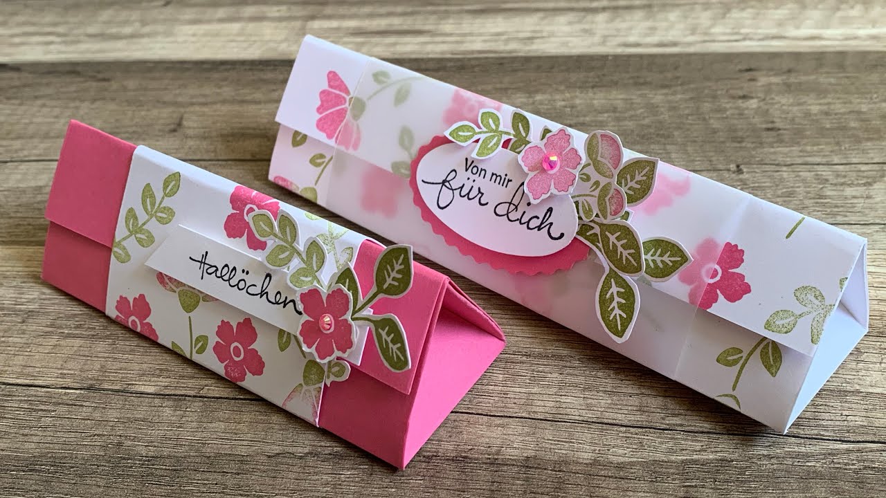 Tutorial: Frühlingsfrische Dreieck-Verpackung 