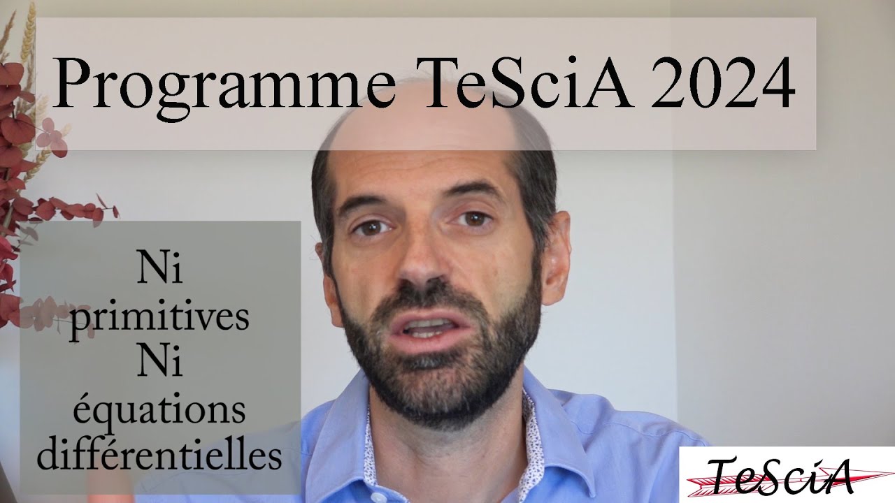 TeSciA 2025 : Programme des épreuves