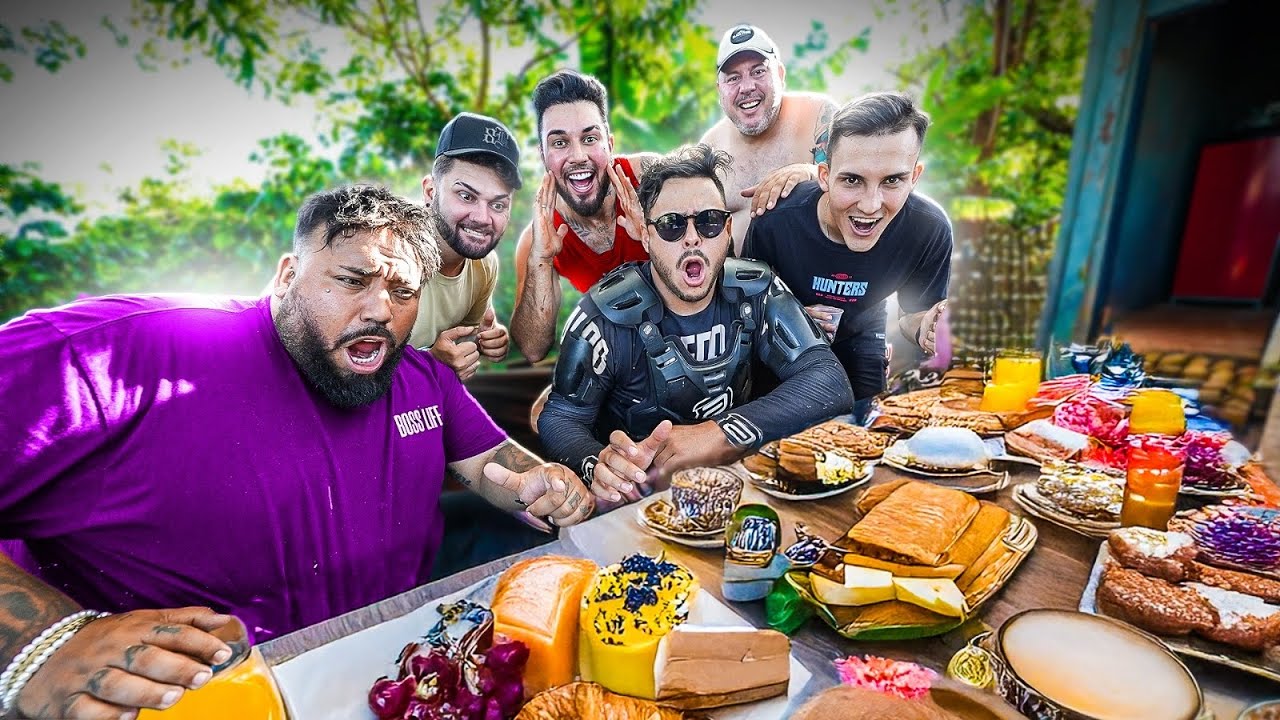 CAFÉ DA MANHÃ SIMPLES E GOSTOSO COM MEUS AMIGOS