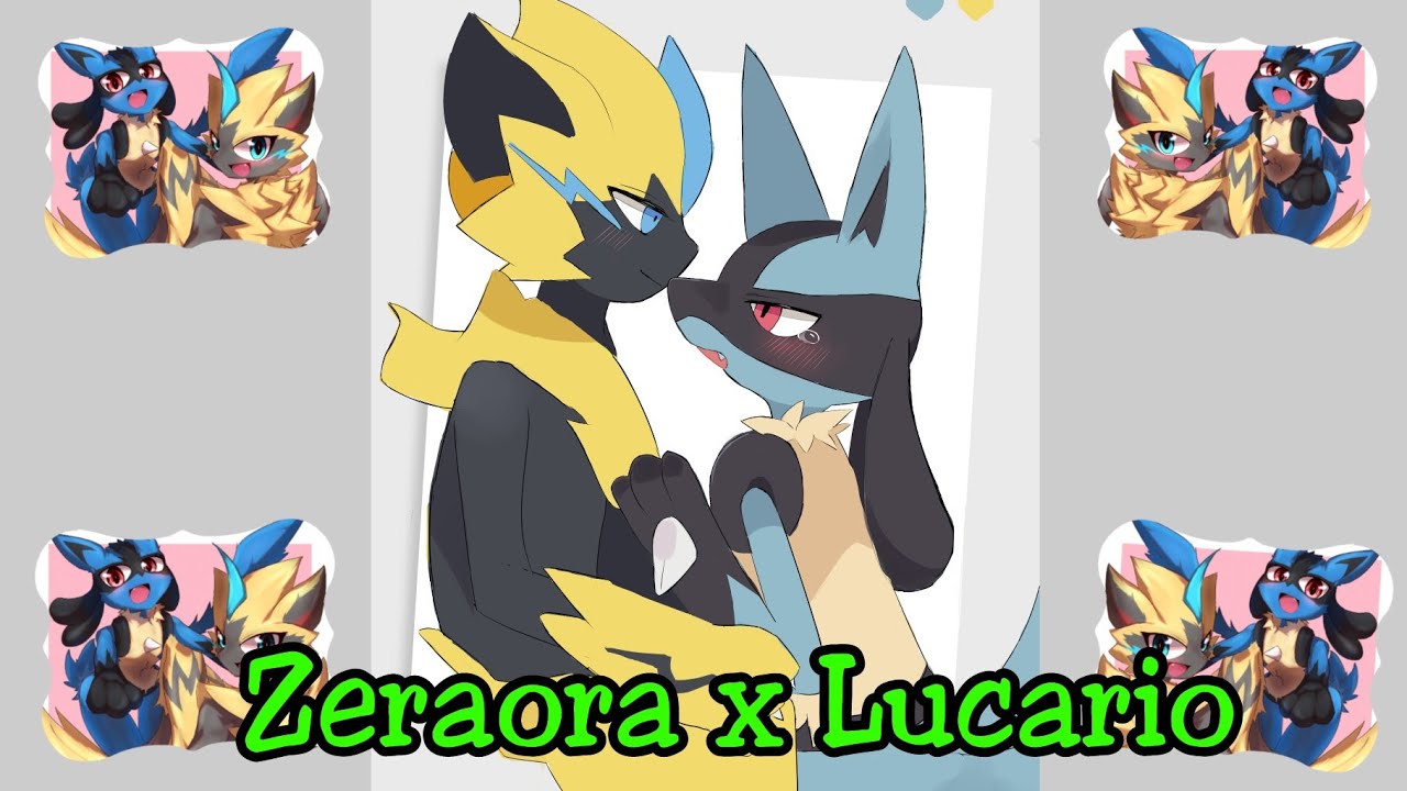 Zeraora x Lucario Pokémon.