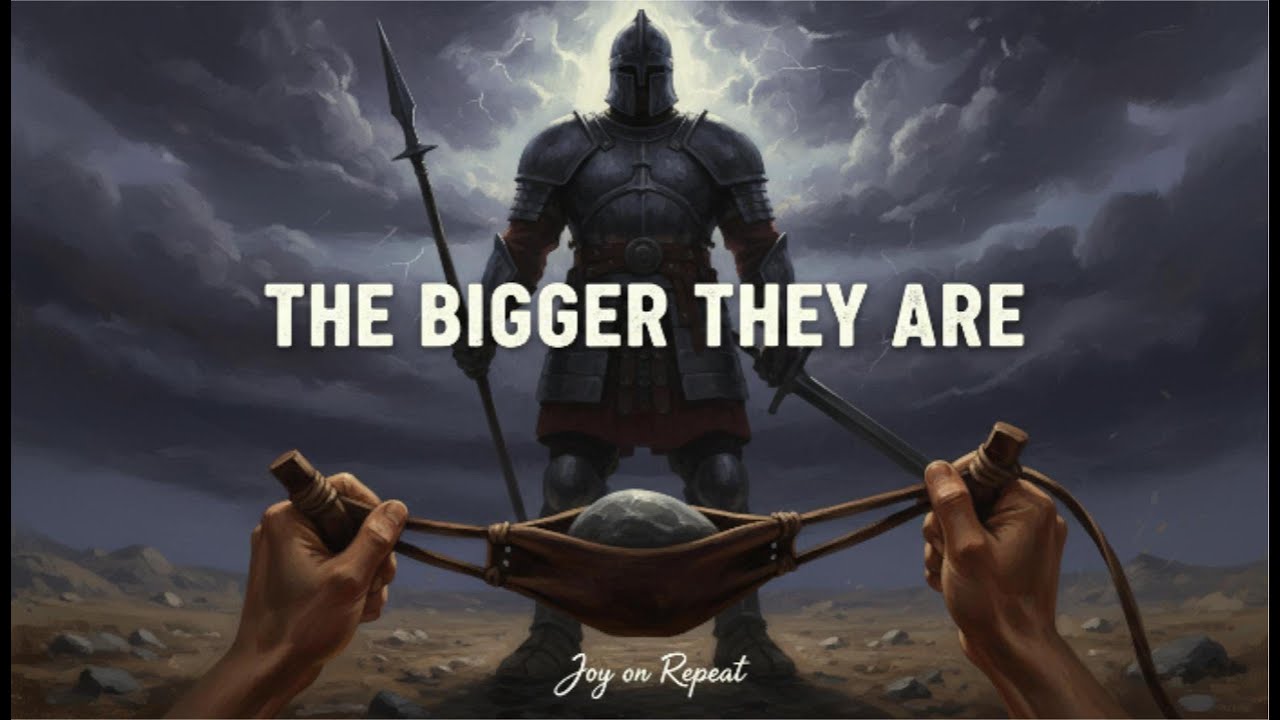 The Bigger They Are (David POV) 🪨 | Official Lyric Video | Joy on Repeat