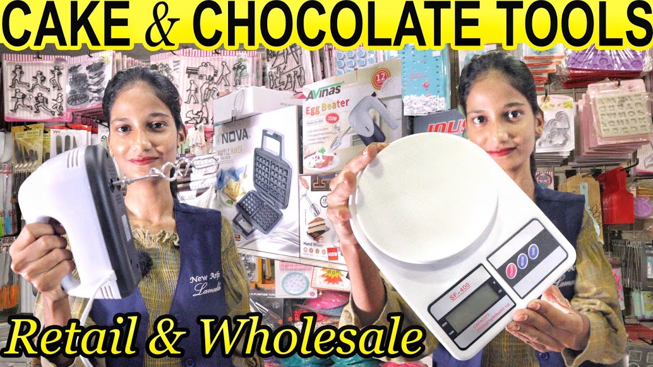 केक & चॉकलेट बनाने का सामान | Arife cake tools Shop | Cake & Chocolate Making Tools Wholesale Market