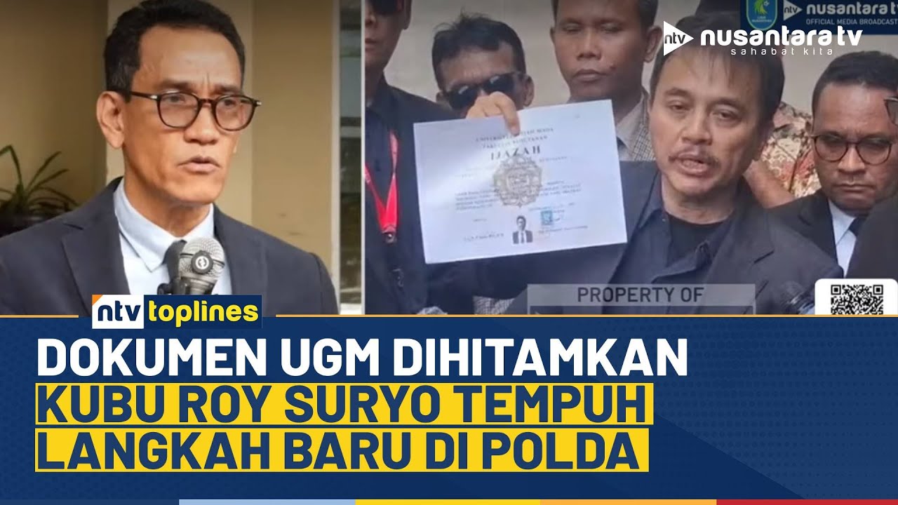Refly Harun Tegaskan Kubu Roy Suryo Kejar Transparansi Dokumen Kasus Ijazah Jokowi | NTV TOPLINES