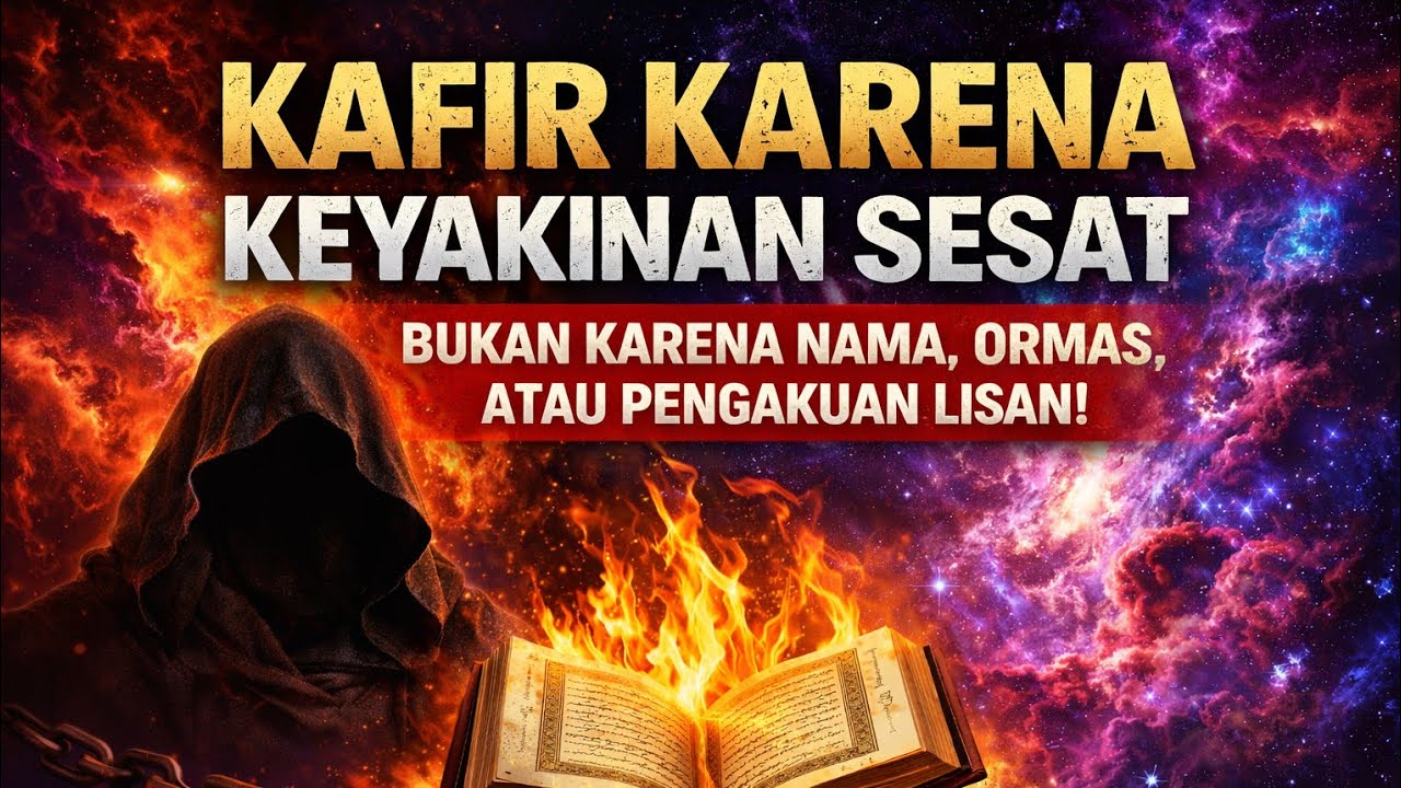 Kafir Karena Keyakinan Sesat — Bukan Karena Nama, Ormas, atau Pengakuan Lisan!