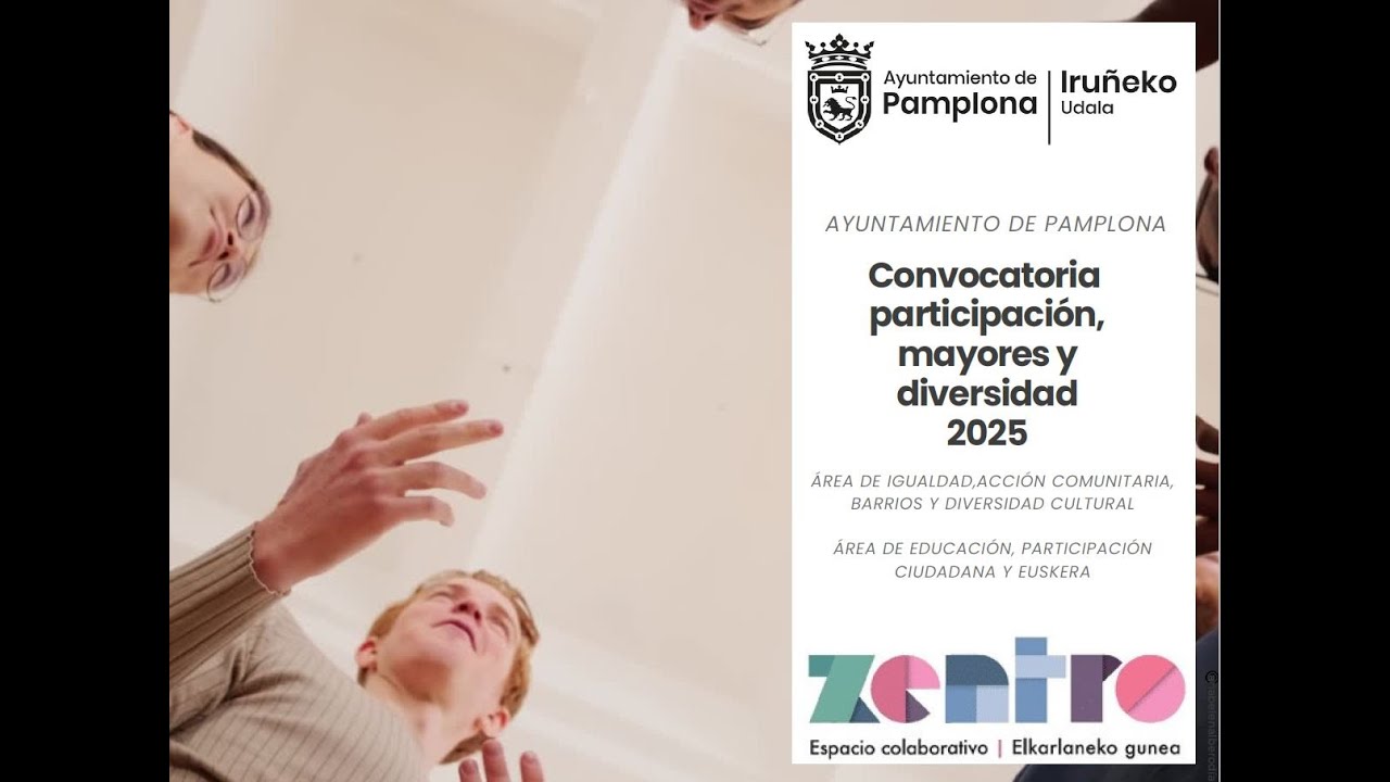 CHARLA JUSTIFICACIÓN SUBVENCIONES 2025 - Convocatoria participación, mayores y diversidad