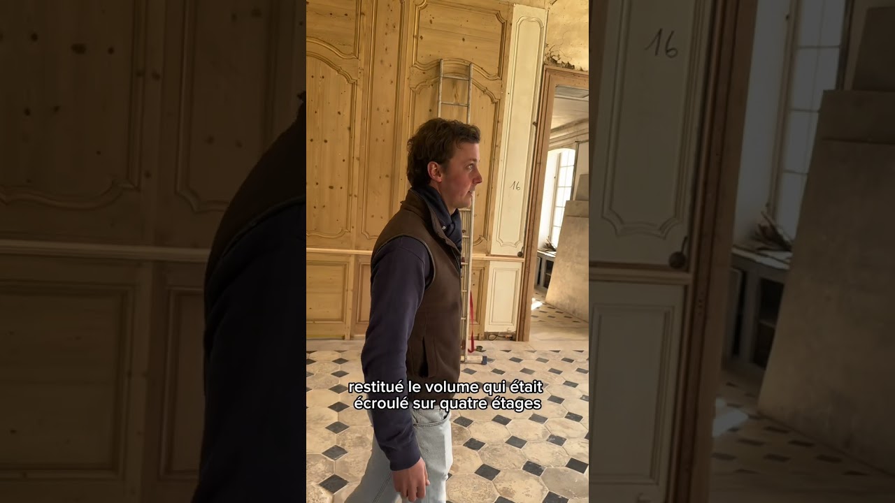 Projet de boiseries anciennes dans un château en Champagne