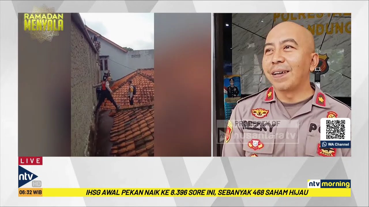 Terdesak Uang Berobat, Pria di Bandung Nekat Curi HP hingga Kabur ke Atap Rumah Warga | NTV MORNING