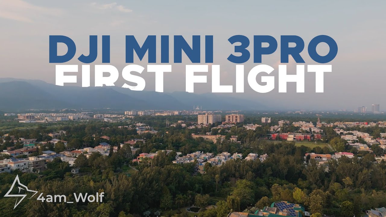 FIRST DRONE FLIGHT | DJI MINI 3 PRO | GRADED | CINEMATIC | 4am Wolf