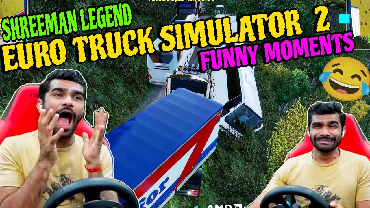 shreeman legend | ETS 2 | Funny moments😂 | #shreemanlegendlive #bandhilki