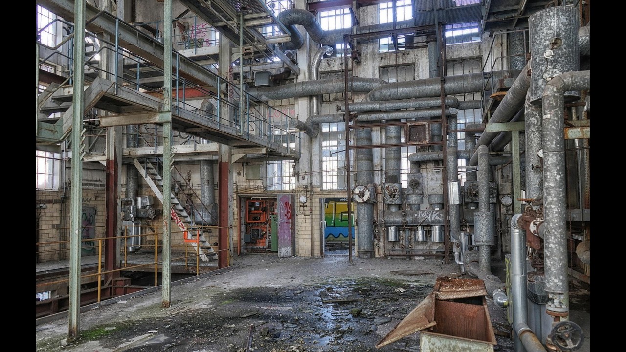 Lostplace Adventure - Die riesige Industrieanlage zur Textilveredelung mit ihrem Kraftwerk