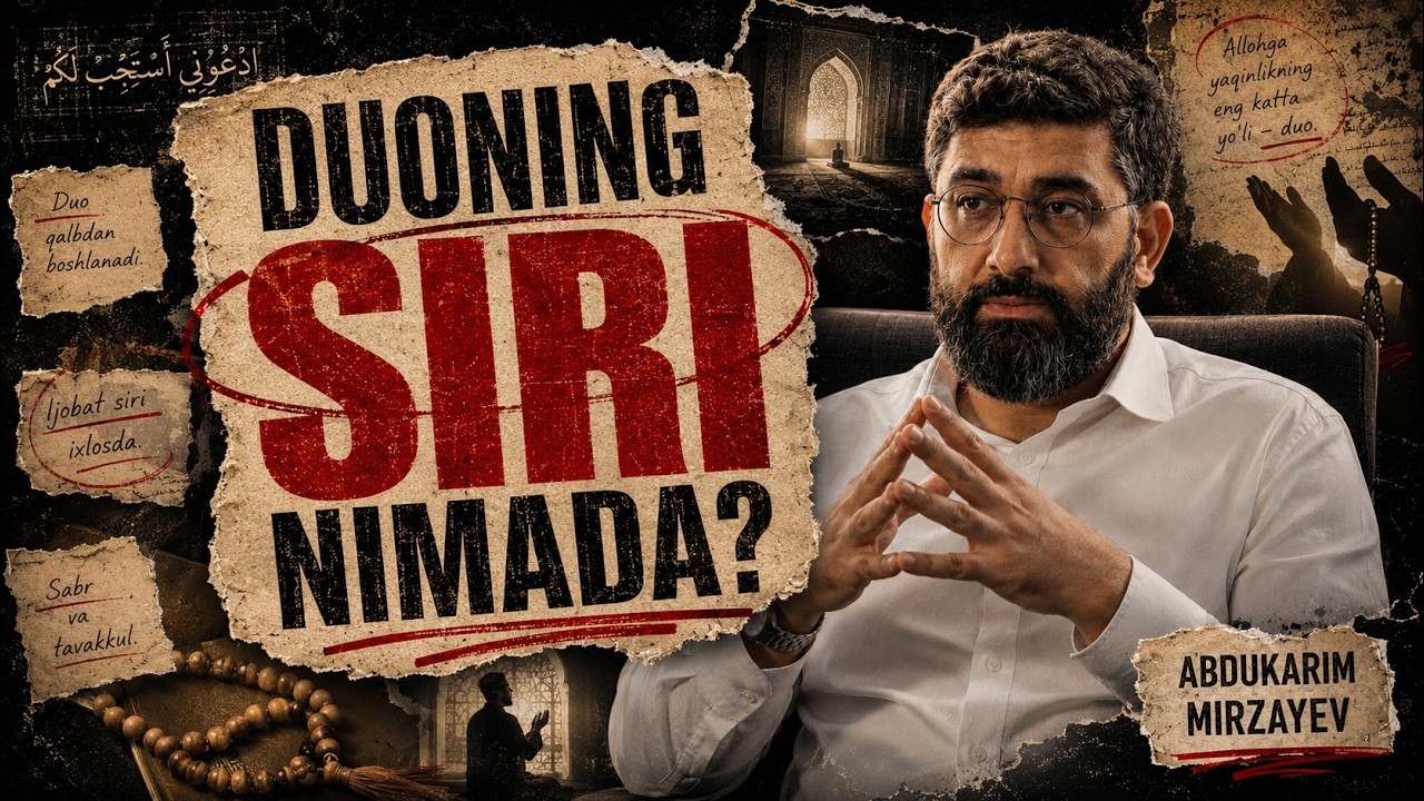 Duoning SIRI nimada? |  @AbdukarimMirzayev2002