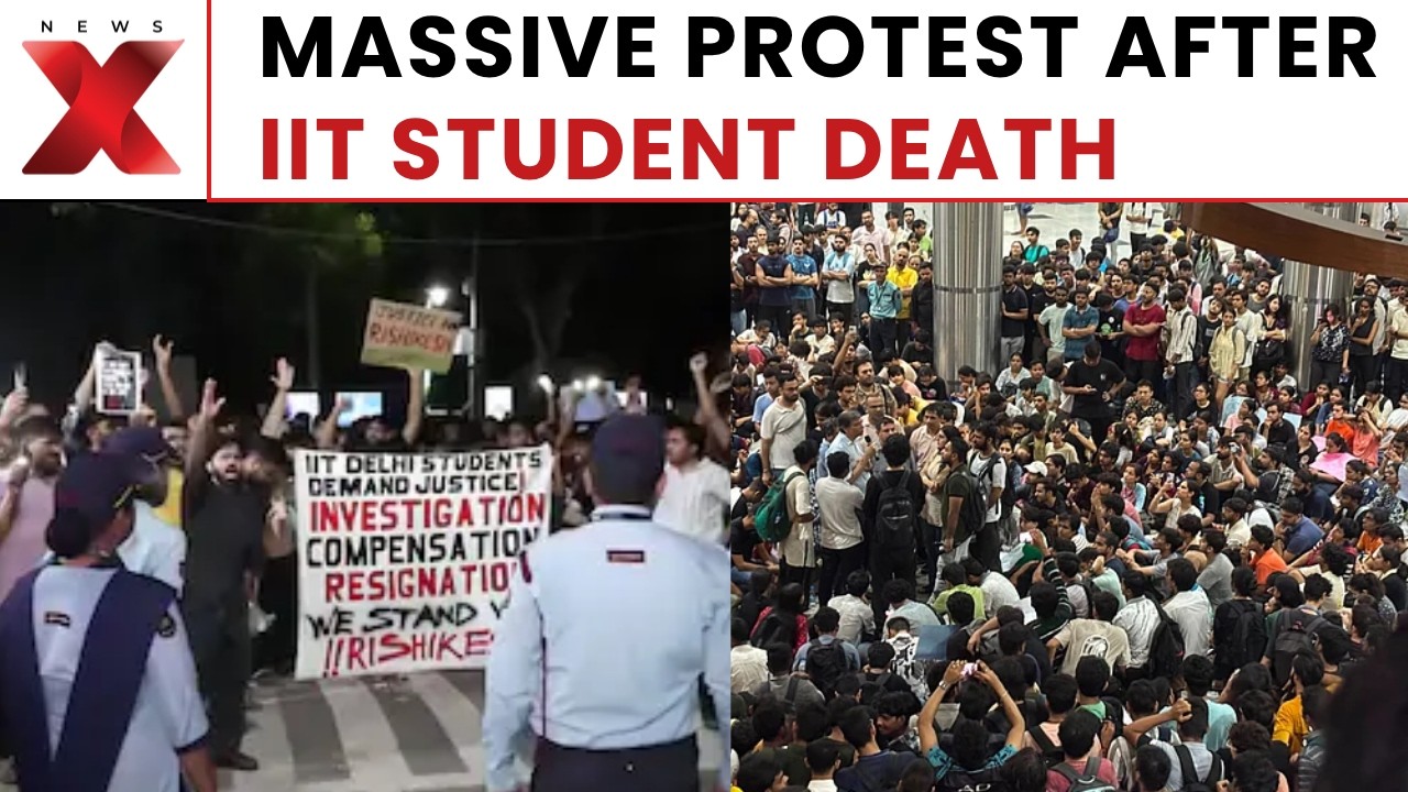 Delhi Massive Protest: After Tragic Death Of 31-Year-Old IIT Delhi Physics Student | NewsX