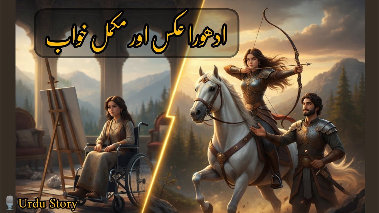 Adhura Aks Aur Mukamal Khuab✨ Moralistic Urdu Story with Voiceover | ادھورا عکس اور مکمل خواب