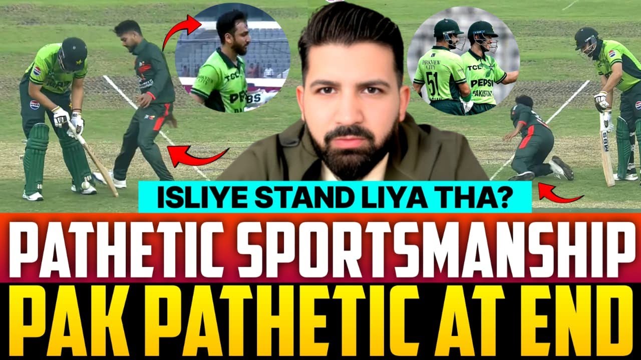 Pathetic innings at end by PAK, Slaman Agha run out talk of the town