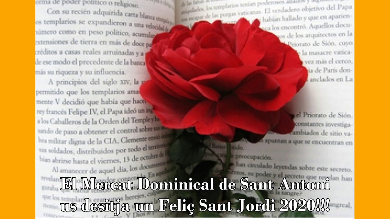 BON DIA! Feliç Sant Jordi