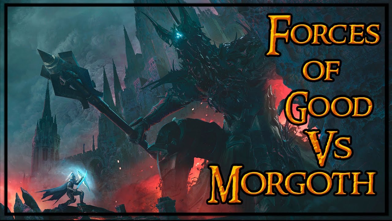 Forces of Good vs Morgoth The First Dark Lord | Dagor Dagorath Mod | LotR BfME 2 RotWK سيد الخواتم
