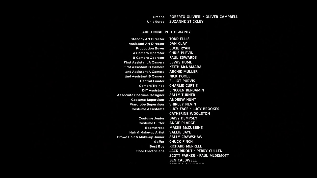 Dolittle (2020) end credits.