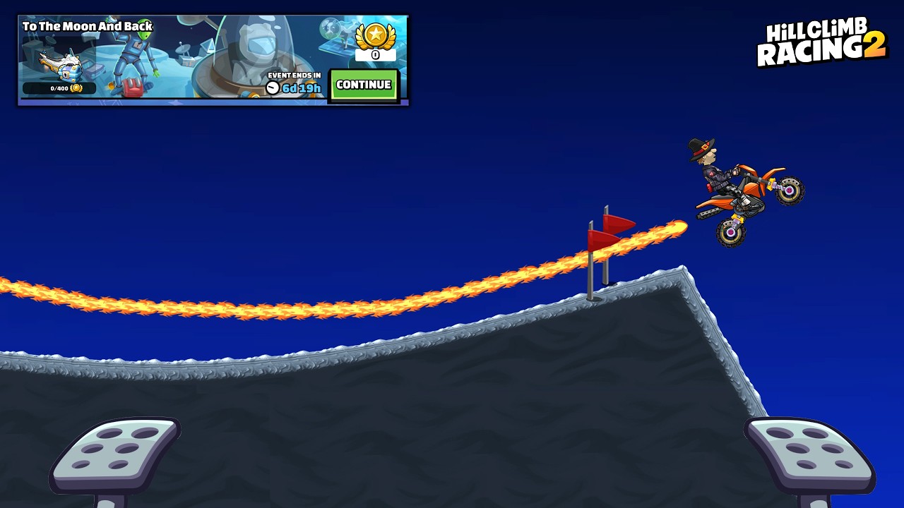 TO THE MOON AND BACK EVENT - Hill Climb Racing 2 Walkthrough