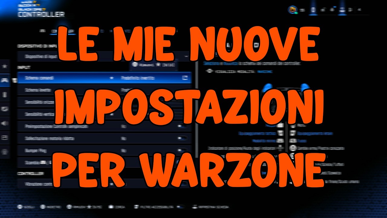 LE MIE NUOVE IMPOSTAZIONI SEGRETE PER WARZONE! 💯