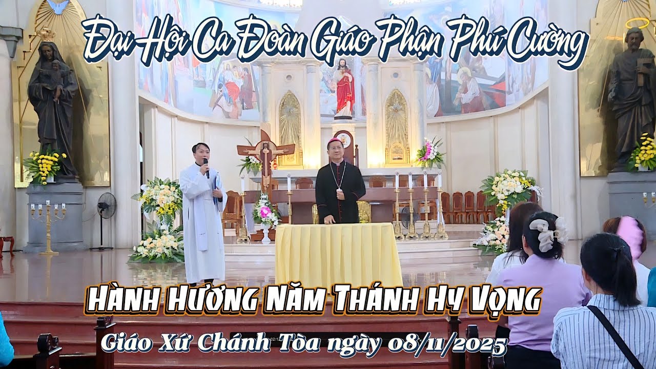 Đức Cha Giuse Nguyễn Tấn Tước Chia Sẻ Tâm Tình Với Ca Viên Giáo Phận Phú Cường ngày 08/11/2025