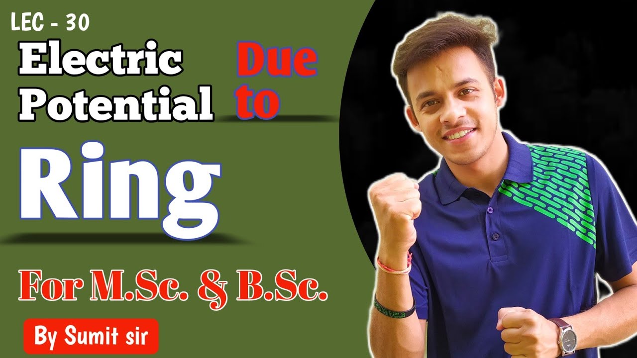Electric Potential due to uniform charged ring || Griffith Problems ||