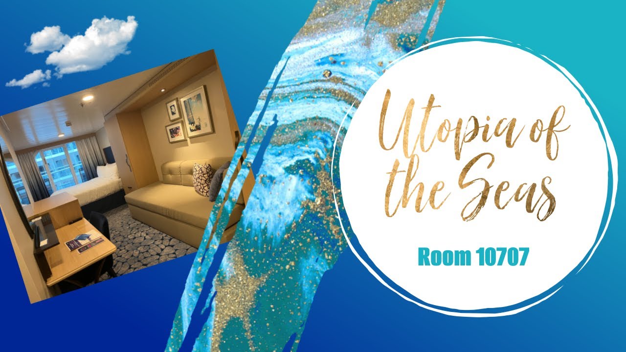 Utopia Of The Seas l Boardwalk View Balcony Room Tour  l Stateroom 10707