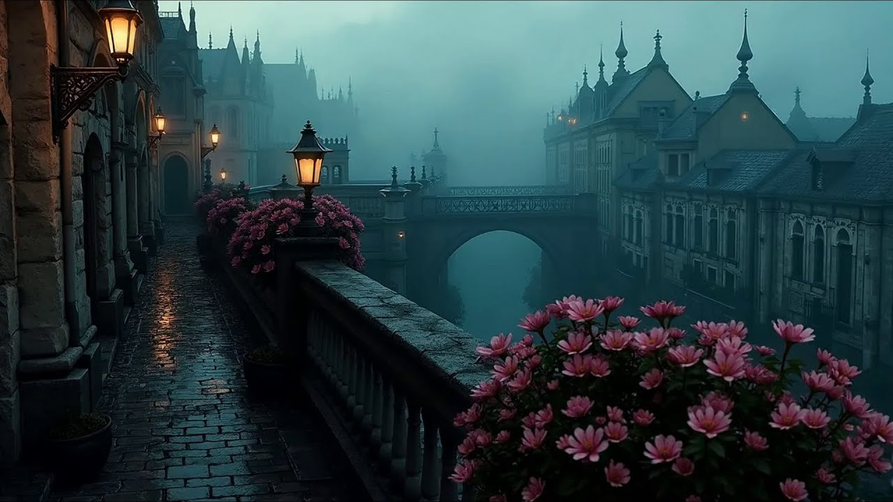 Dreamy Ambient Soundscape with Polish Vocals | Sad Violin & Piano | Among the Stones of Dreams |Rain