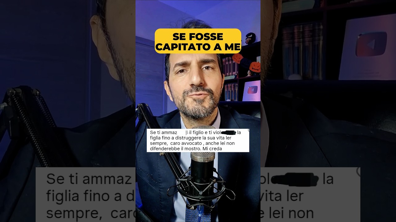 Se fosse capitato a me...