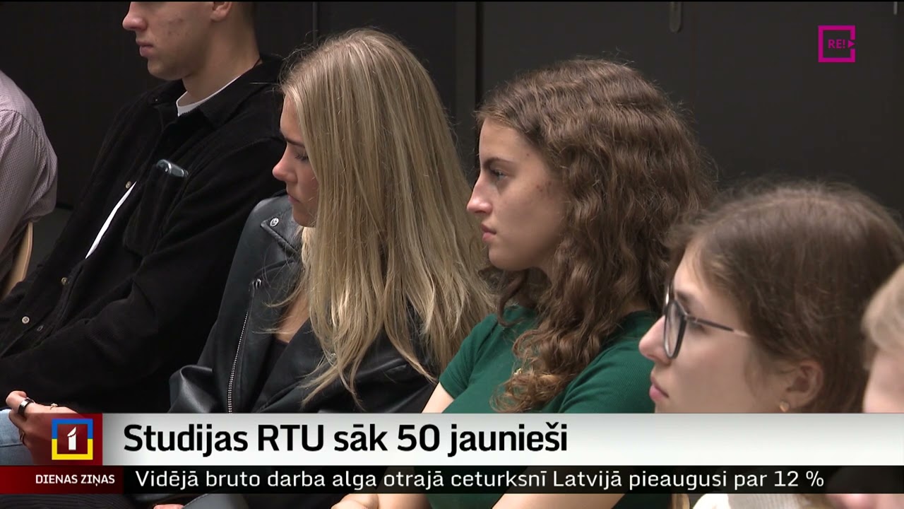 Studijas RTU sāk 50 jaunieši