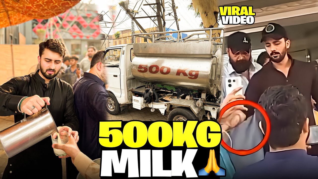 Fight with Fans video Gone Viral😱Allhumdulillah 500KG Milk Nayaz🙏🏻