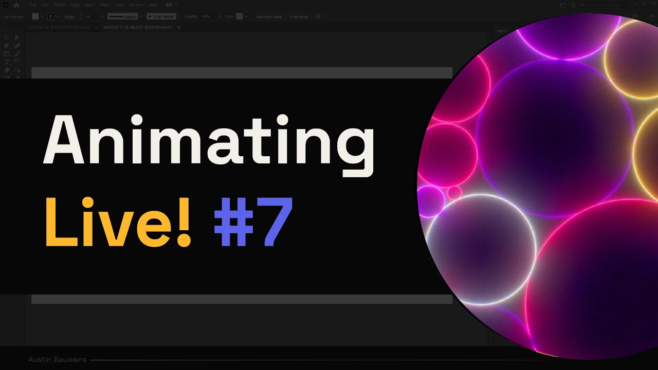 Making A Stellar Animated Loop! - Austin Bauwens Stream #7
