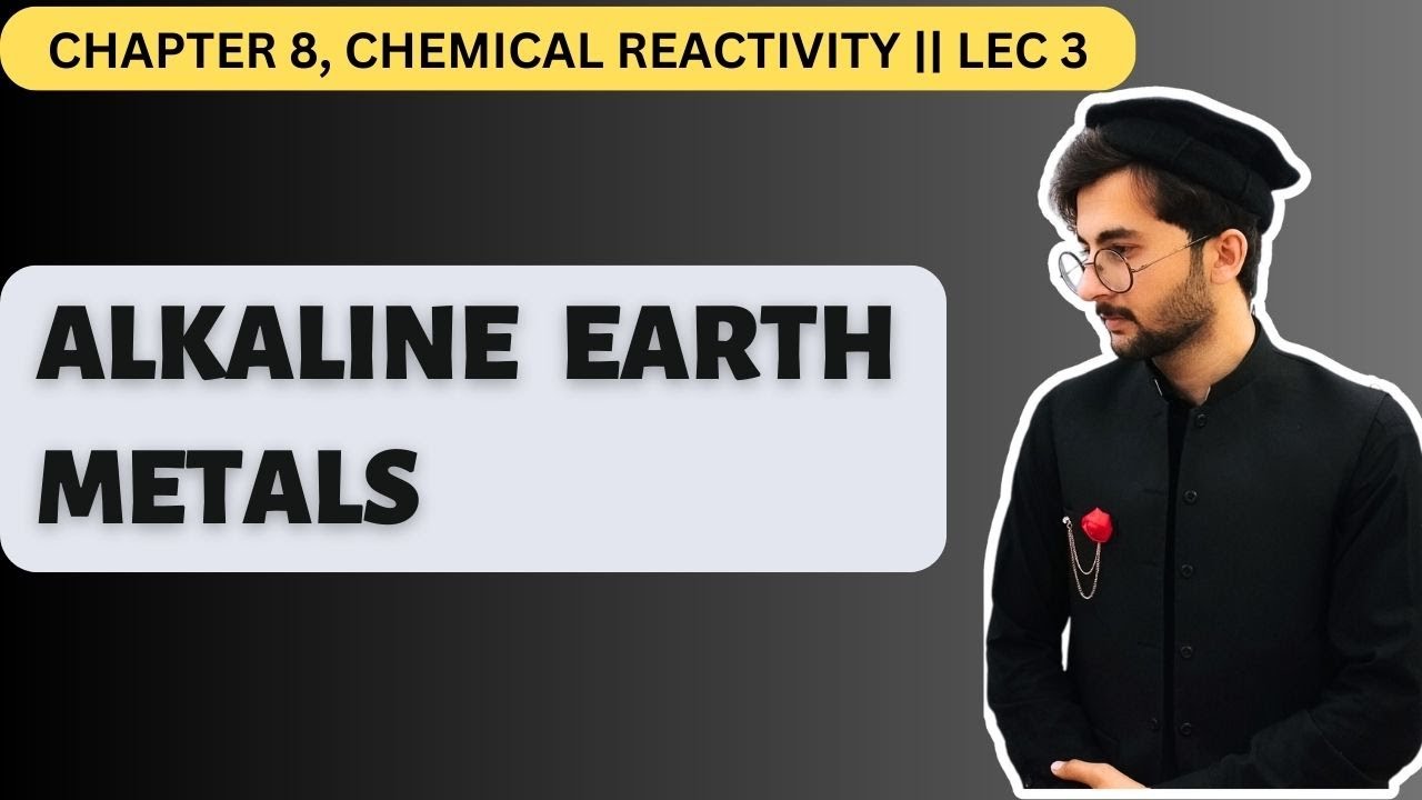 Alkaline earth metals | chapter 8, chemical reactivity | class 9