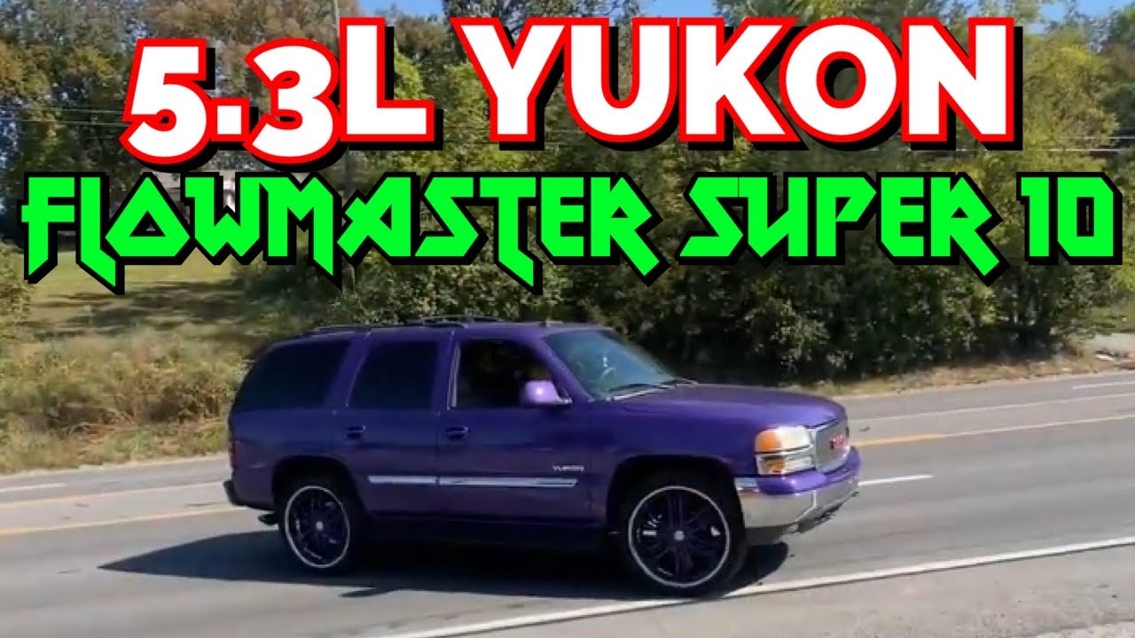 2003 GMC Yukon 5.3L V8 EXHAUST w/ FLOWMASTER SUPER 10!