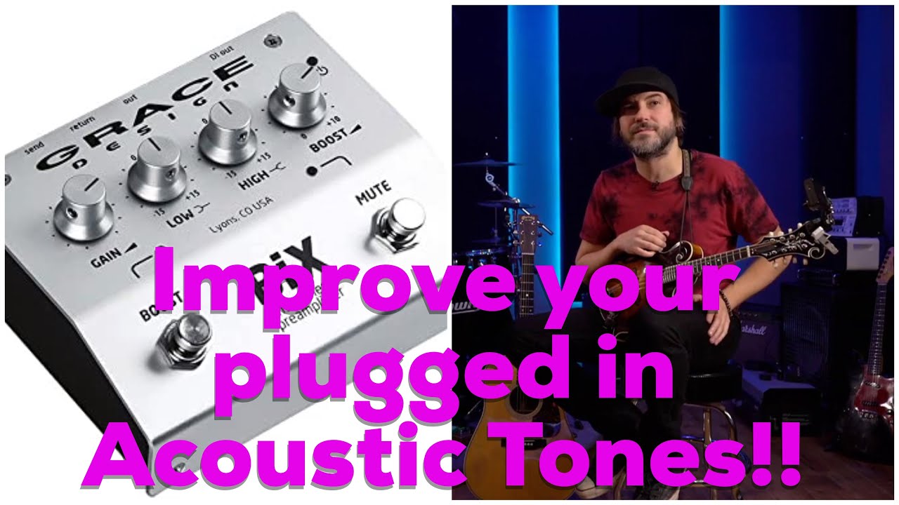 Woodshed episode 34 - Improve your acoustic tone when you have to plug in.
