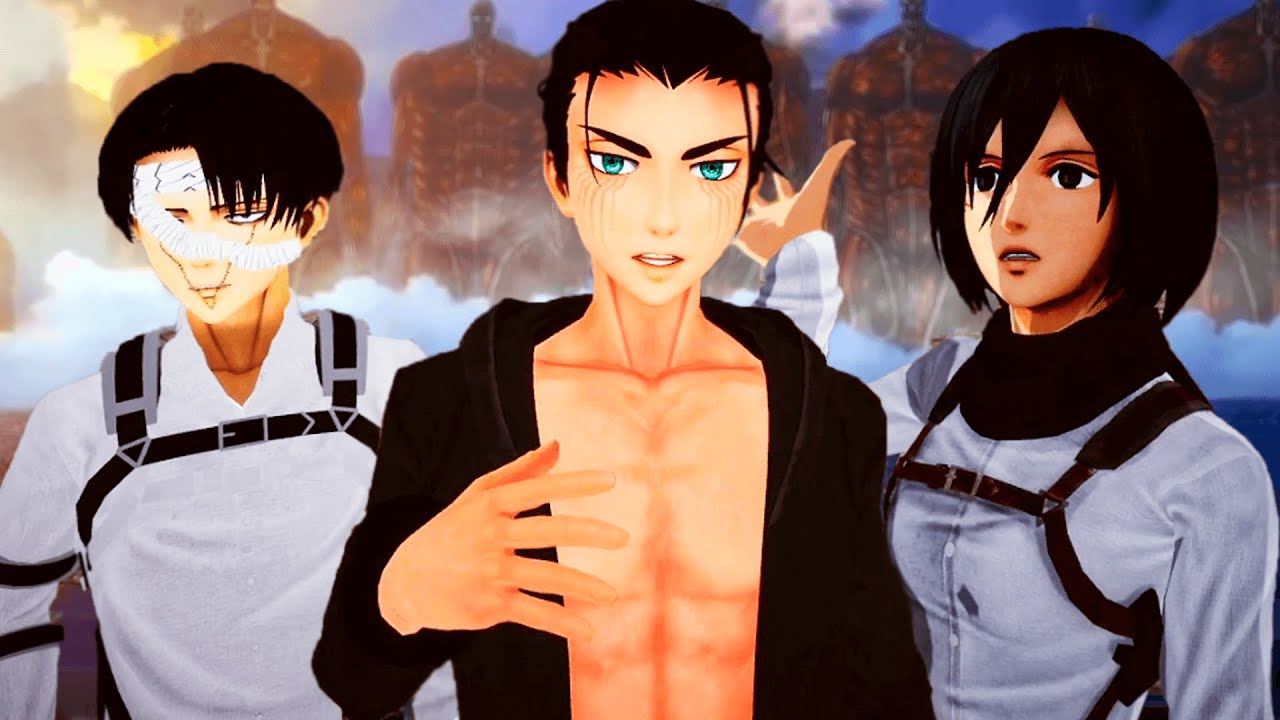 Eren revela O ESTRONDO! Eren, Mikasa e Levi Responde no AOT VR