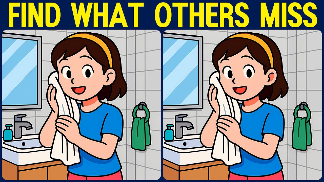 [Spot the Difference Brain Training] Can you spot what so many people are missing?