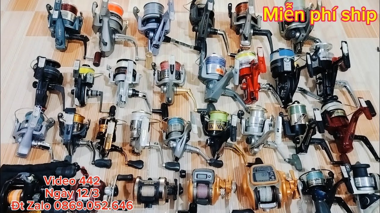 Video 442⭐ Lô máy câu Nhật Bãi ☎️ Zalo 0869052646