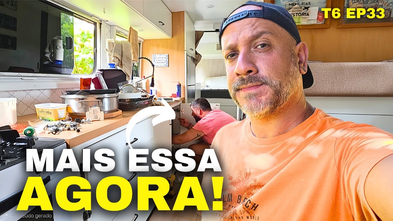 MAIS uma MUDANÇA? CONTAGEM REGRESSIVA p/ a ESTRADA - ROTINA no MOTORHOME T6 EP 33