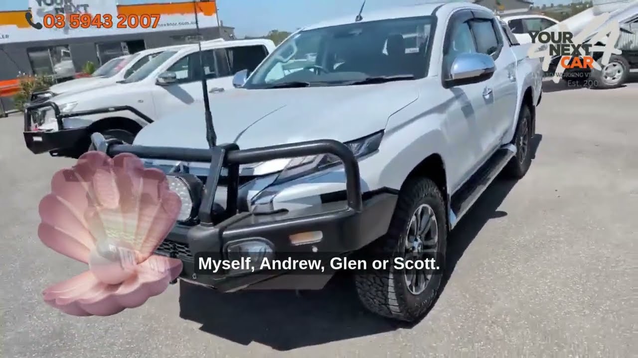 🦪2019 TRITON GLS PREMIUM 4x4 PEARL WHITE ARB BULLBAR ROLLER SHUTTER For Sale Low KM Best 4WD Dealer