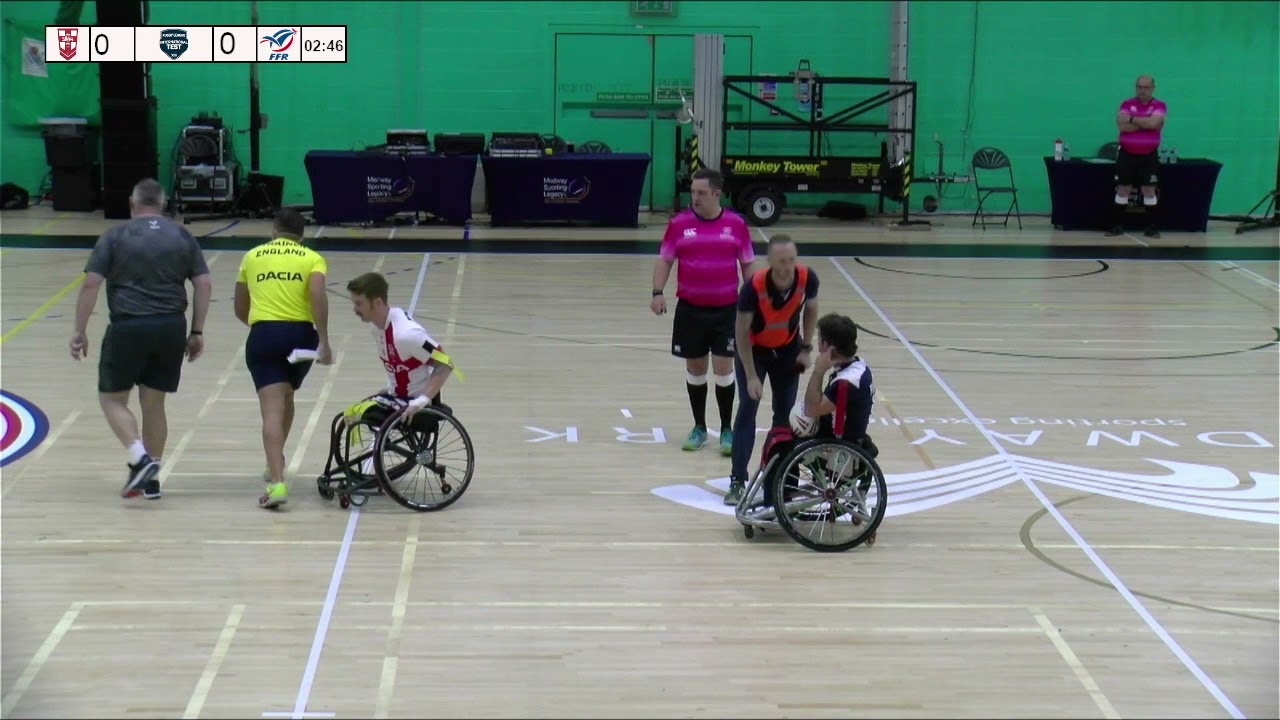 England Knights v France Espoirs Wheelchair Rugby League