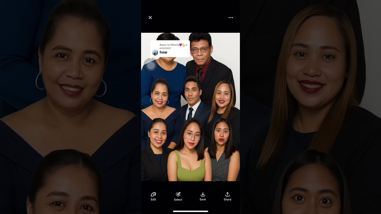 How to edit family picture