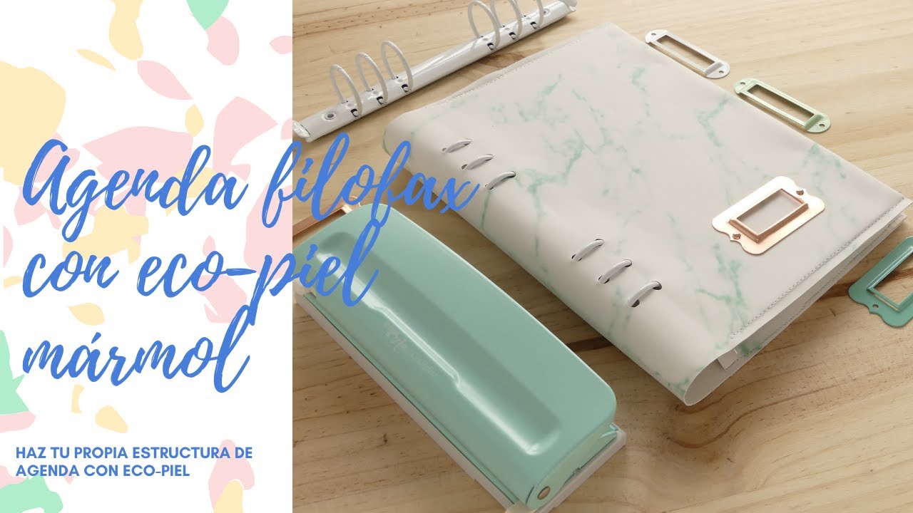 ESTRUCTURA DE AGENDA CON ANILLAS DE ECOPIEL MUY FÁCIL! - DESCARGABLES GRATUITOS