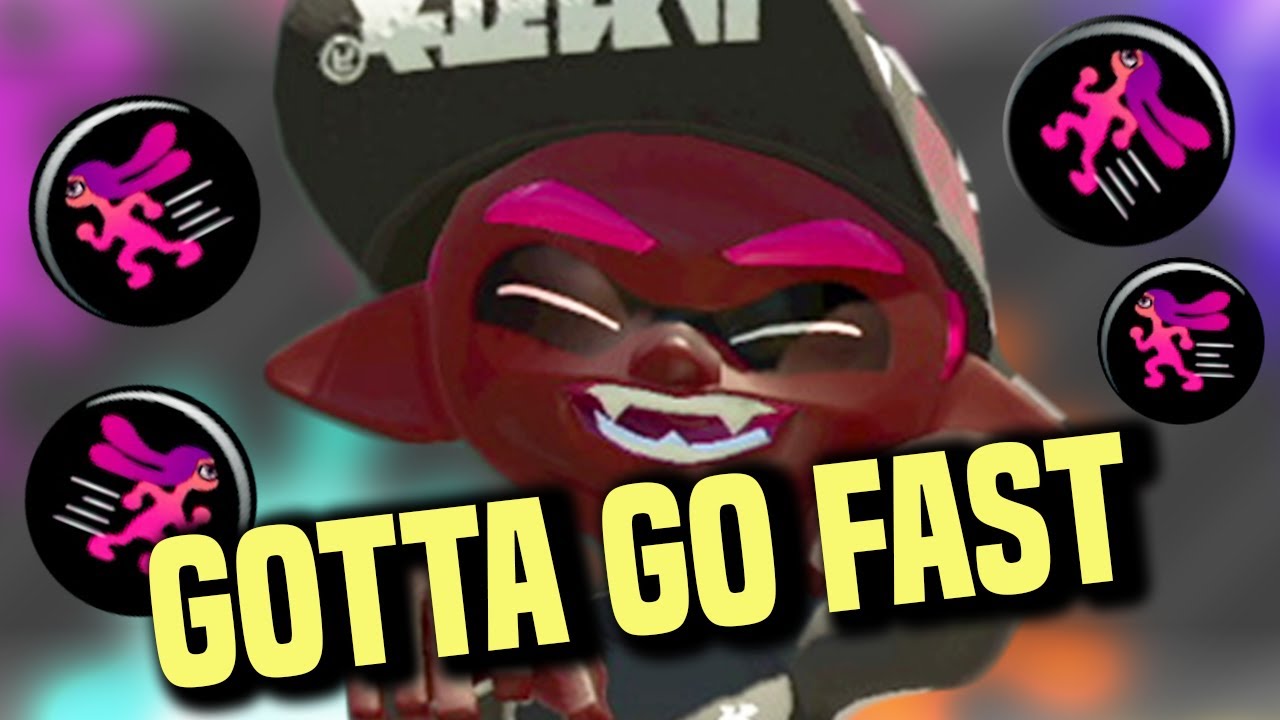 Gotta Go Fast with Run Speed Tentatek in Splatoon 2