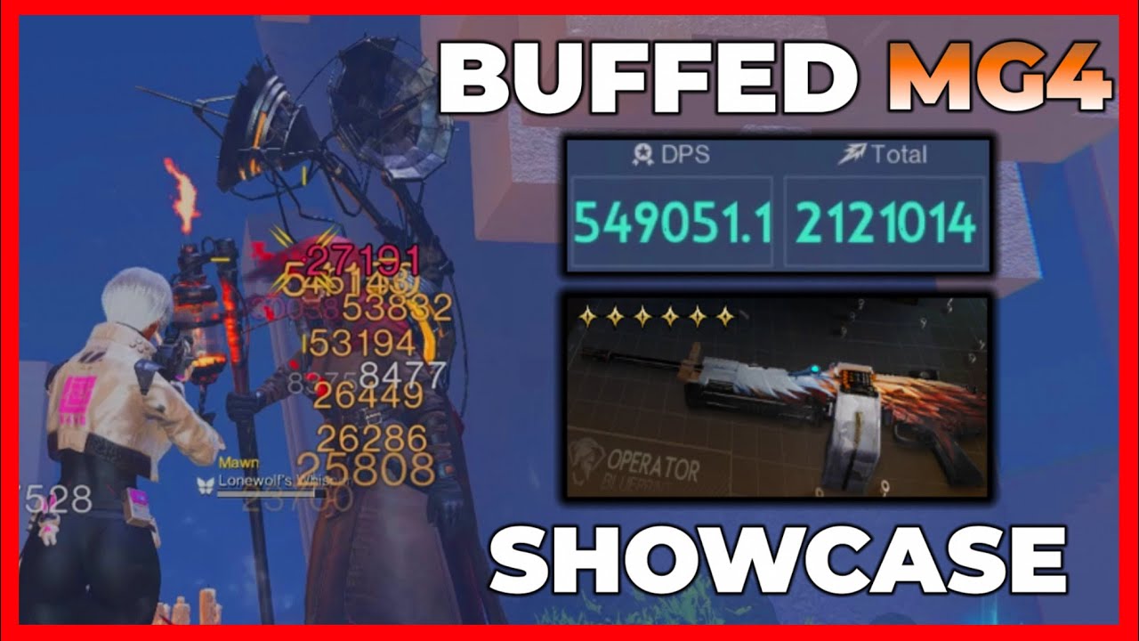 BUFFED MG4 PREDATOR FAST GUNNER SHOWCASE - ONCE HUMAN