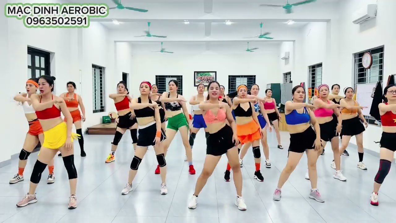 🔥26 PHÚT ĐỐT CHÁY CALO / GIẢM CÂN TẠI NHÀ/165/🎵1,2 Em Muốn Bước Lên Sài Gòn/ MẠC DINH AEROBIC ❤️